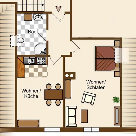 Apartment Haus Dietrich 1 *